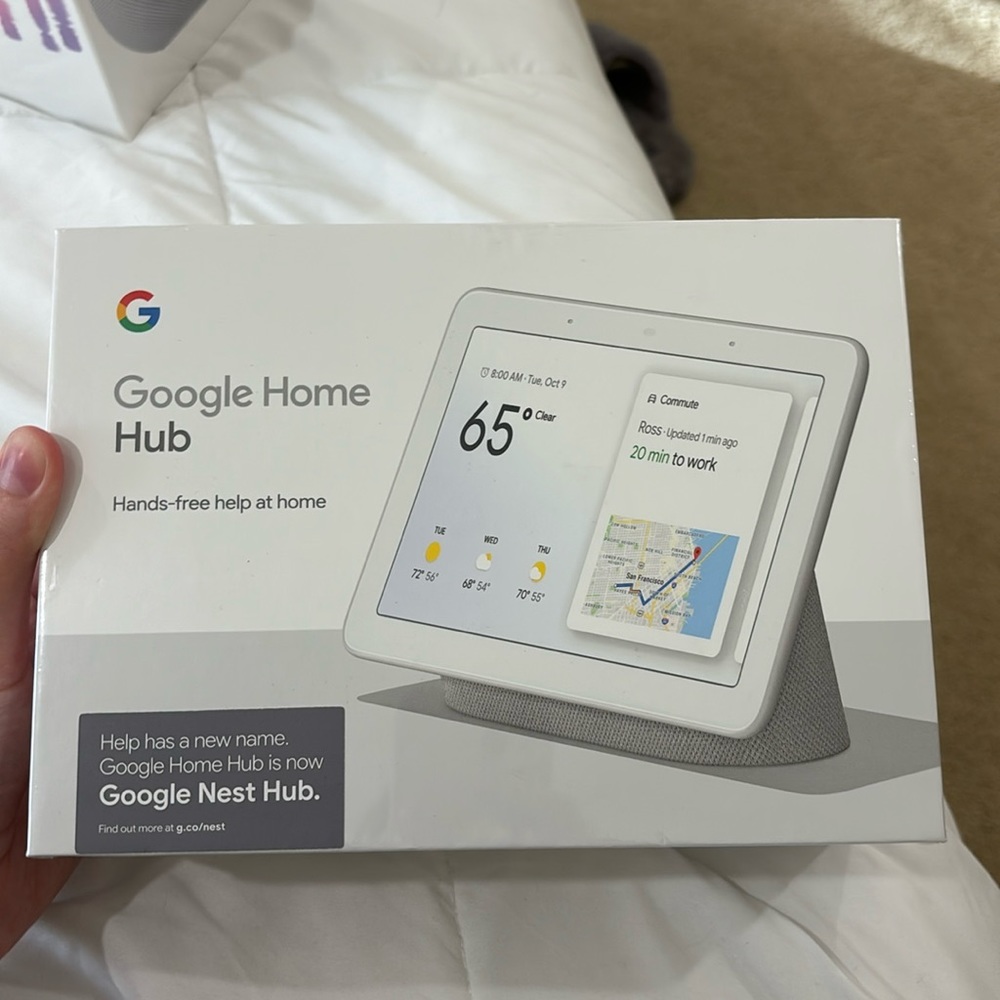 2nd generation Google home hub - still in box